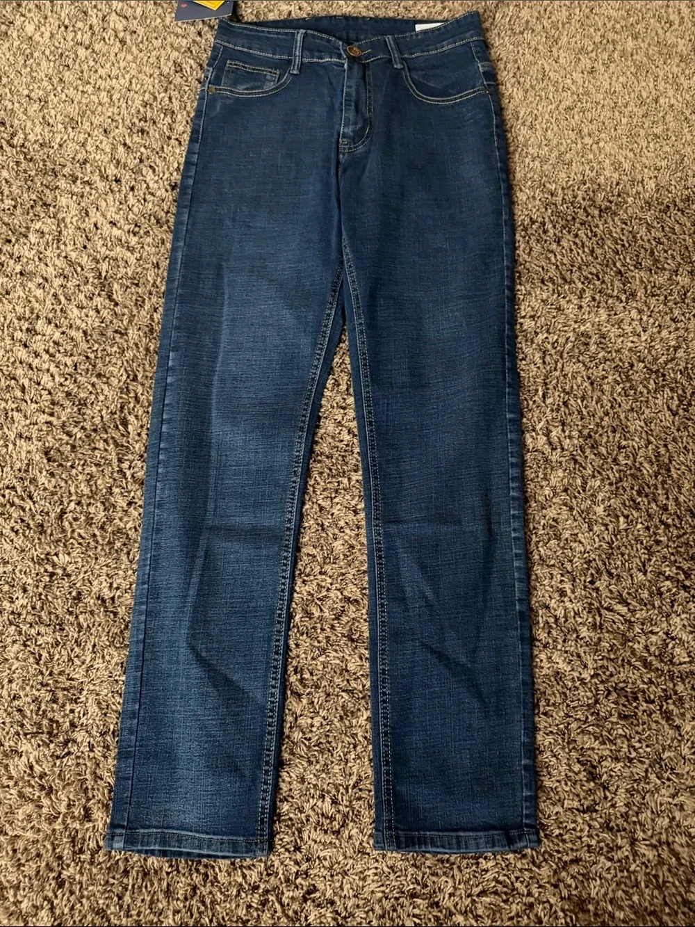 NWT-Riders Narrow #816 Men’s Dark Blue Denim Jeans, Size Small/28